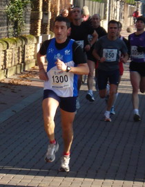 Iñaki Bakedano en pleno esfuerzo