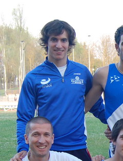 Javier Sanz, el atleta más internacional del Ardoi.